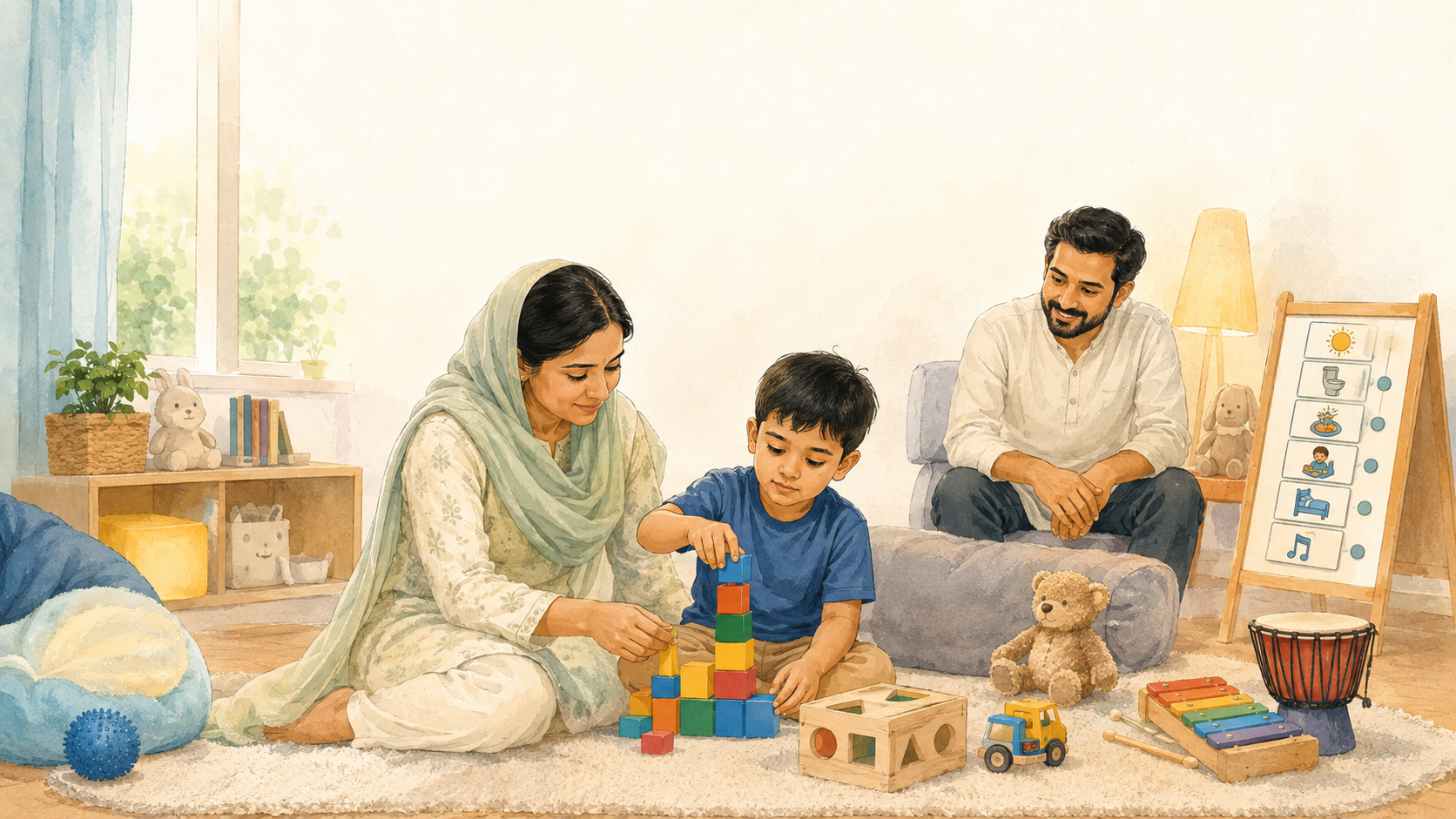 অটিজম ও ADHD শিশুর দৈনন্দিন রুটিন - পার্থক্য বোঝার ব্লগ পোস্ট
