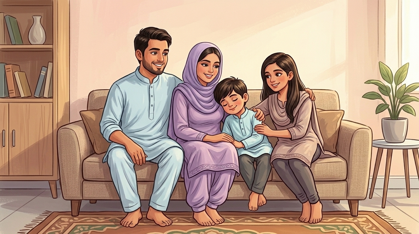 মা ও শিশু একসাথে বই পড়ছে ও কথা বলছে - স্পিচ ডিলে বিষয়ক ব্লগ পোস্ট